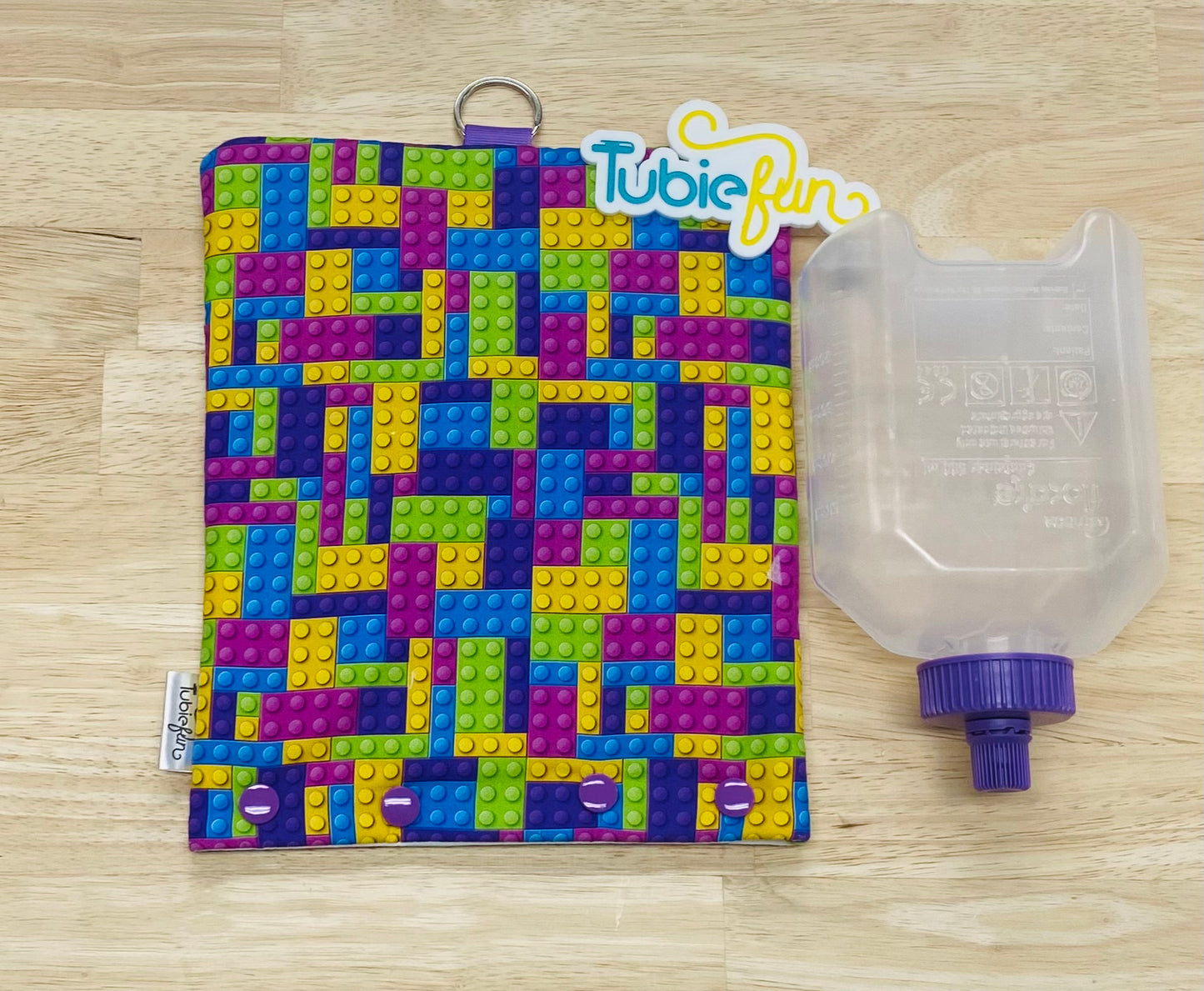 Insulated Milk Bag Suitable for 500ml Flocare Bottle in - Purple Bricks