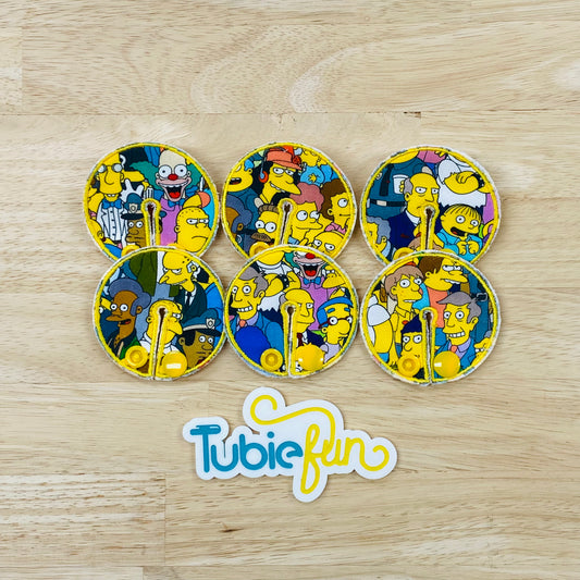 Chait Button Pad Covers - Simpsons Characters