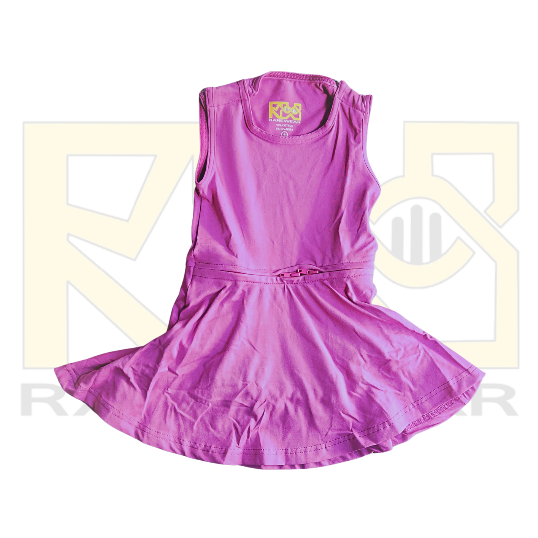 Hannah Purple Dress detail