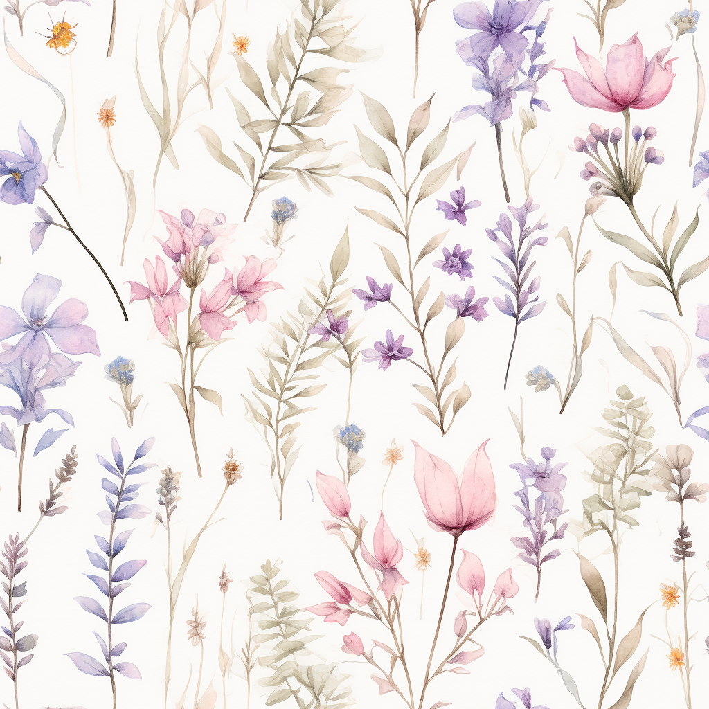 O2 Cutting Flower Pattern Nasogastric and Oxygen Tape - Pale Flowers – Tubie Fun