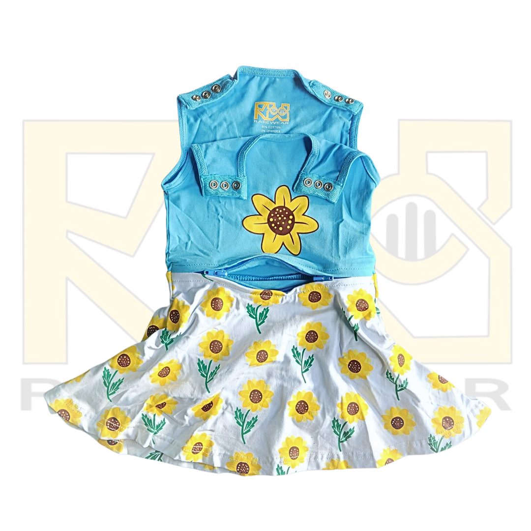 Audrey Sunflower Dress detail
