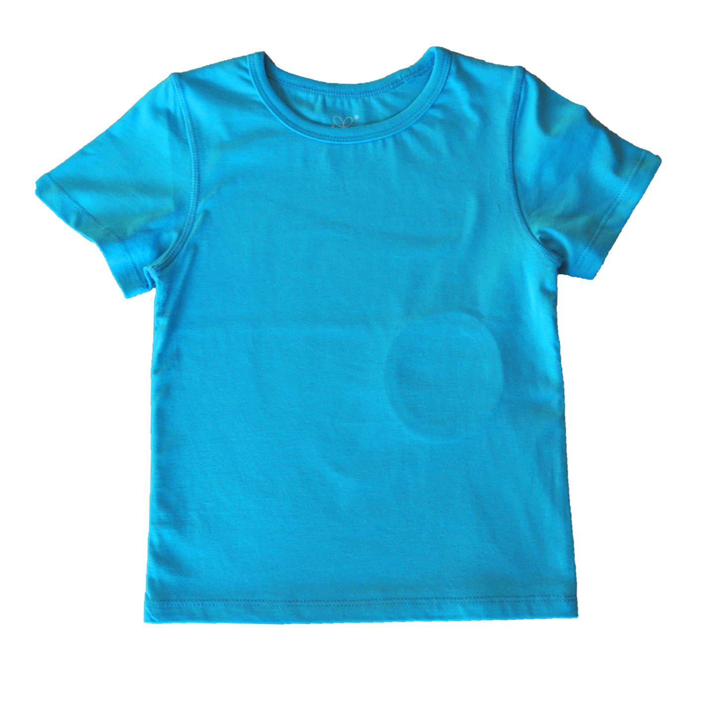 Plain Short Sleeve T Shirt (Light Blue)