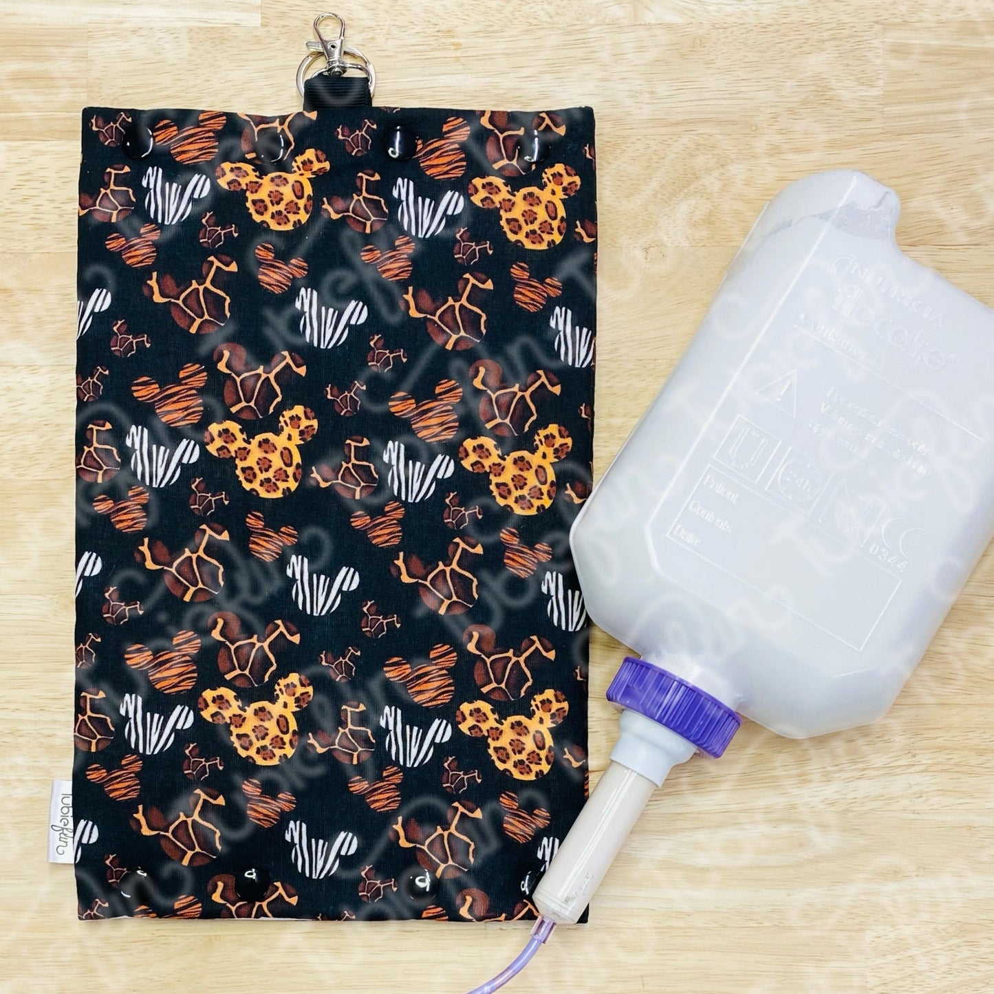 Insulated Milk Bag Suitable for 1L Flocare Bottle - Jungle Mouse