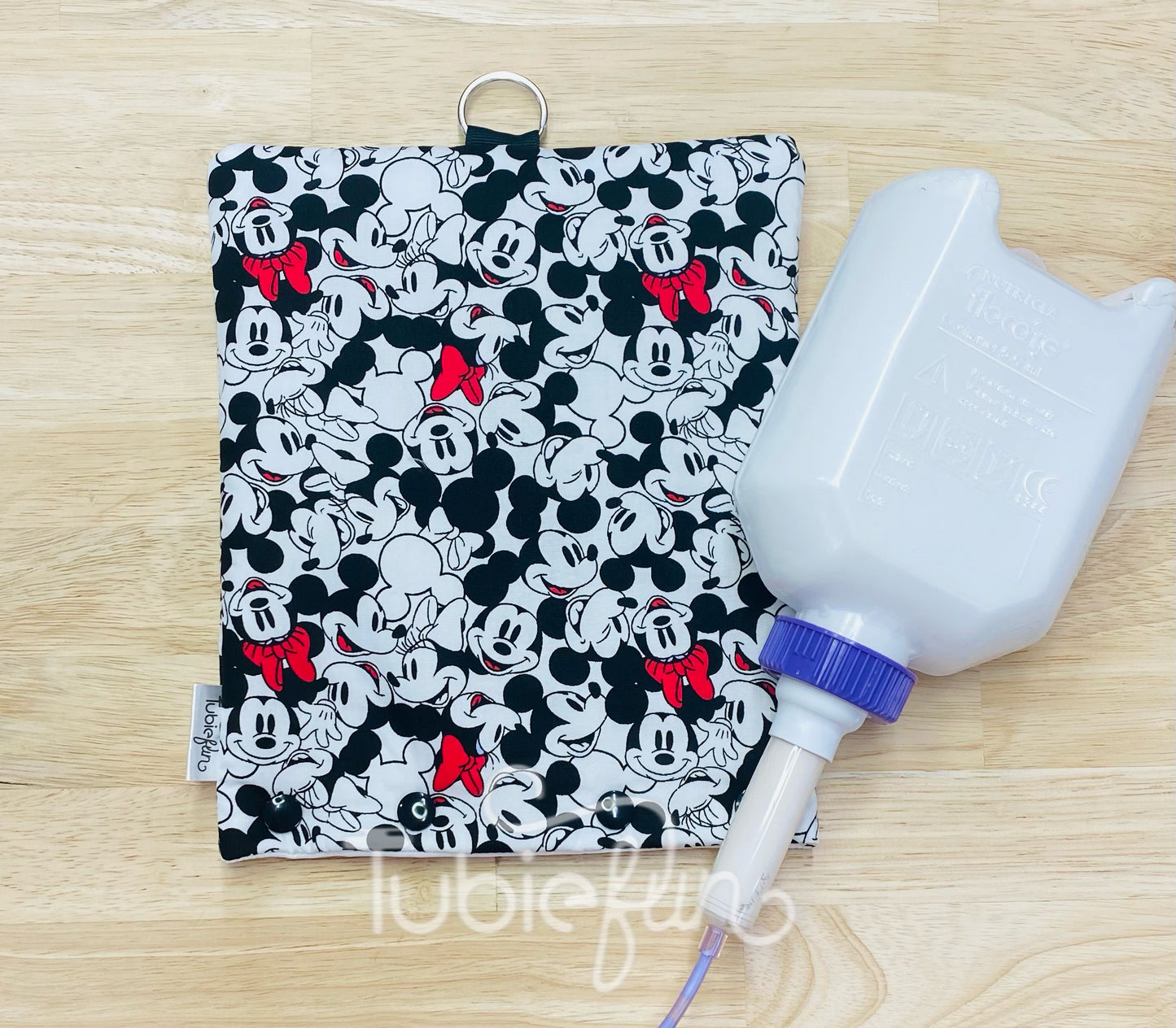 Insulated Milk Bag Suitable for 500ml Flocare Bottle in - Boy and Girl Mouse