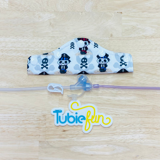 Feeding Tube Connection Cover - Pirate Pandas