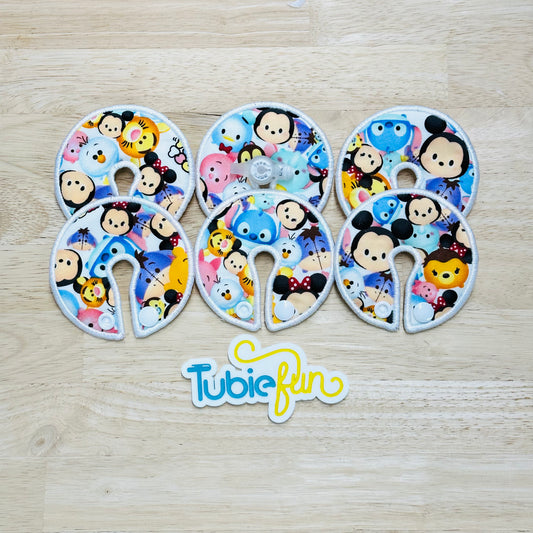 Button Pad Cover Large - Cartoon Faces