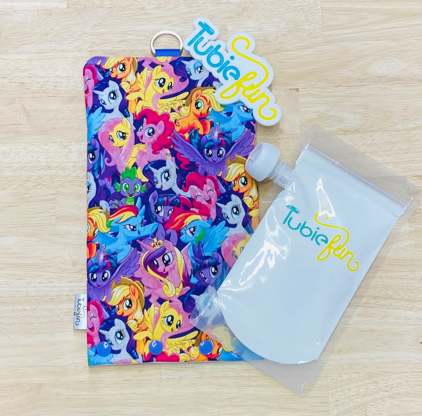 NEW Insulated Milk Bag Suitable for Tubie Fun 500ml Reusable Pouches - Little Ponies