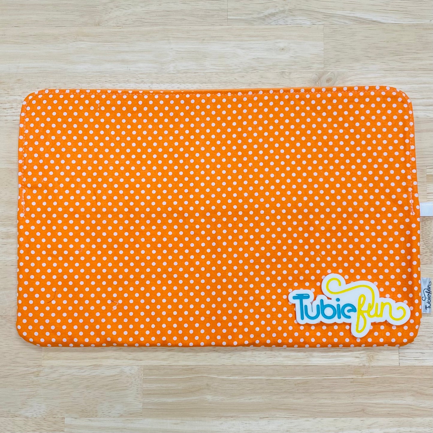 Syringe Roll - White Dots on Orange