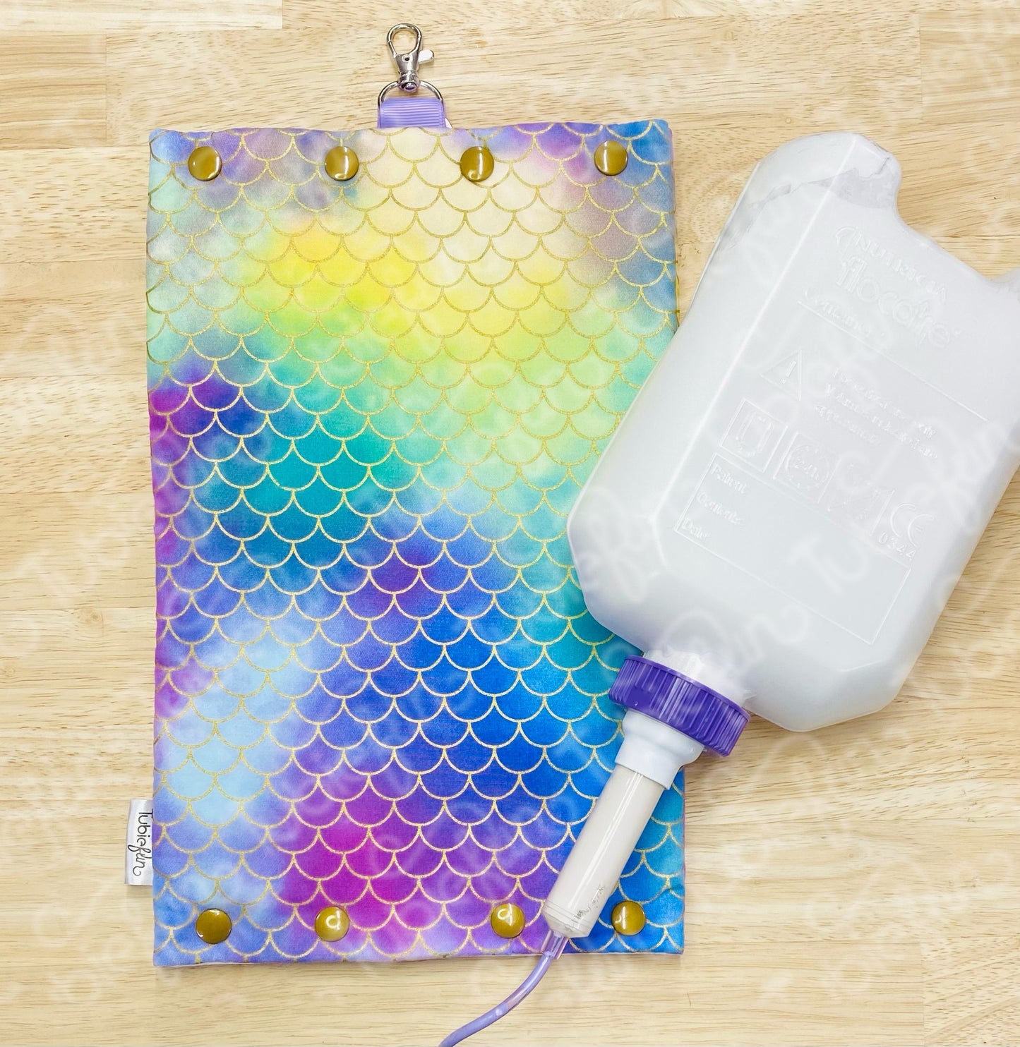 Insulated Milk Bag Suitable for 1L Flocare Bottle - Multicoloured Scales