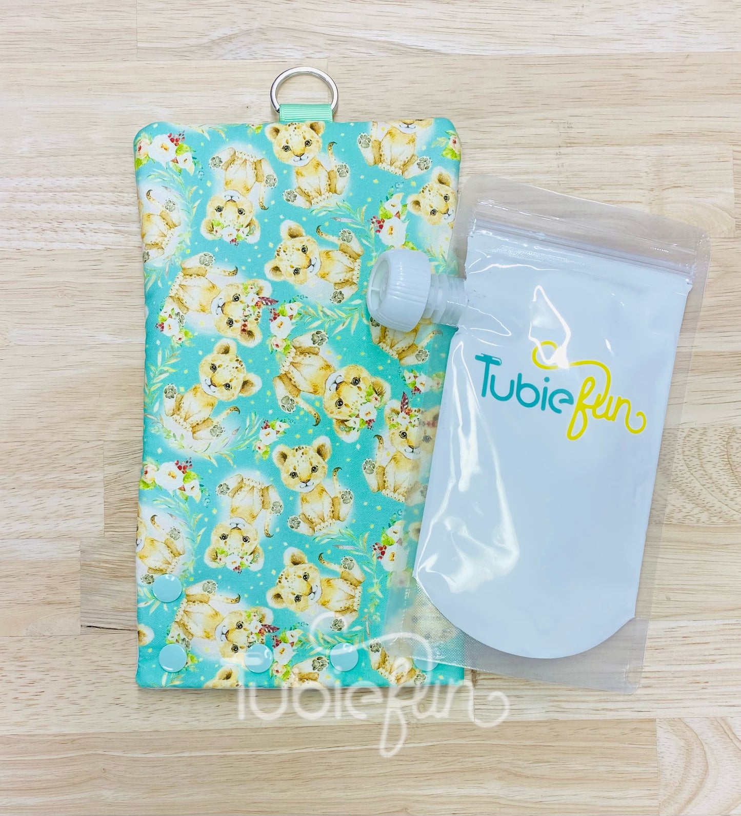 Insulated Milk Bag Suitable for Tubie Fun & 500ml Z & Co Reusable Pouches - Tigers