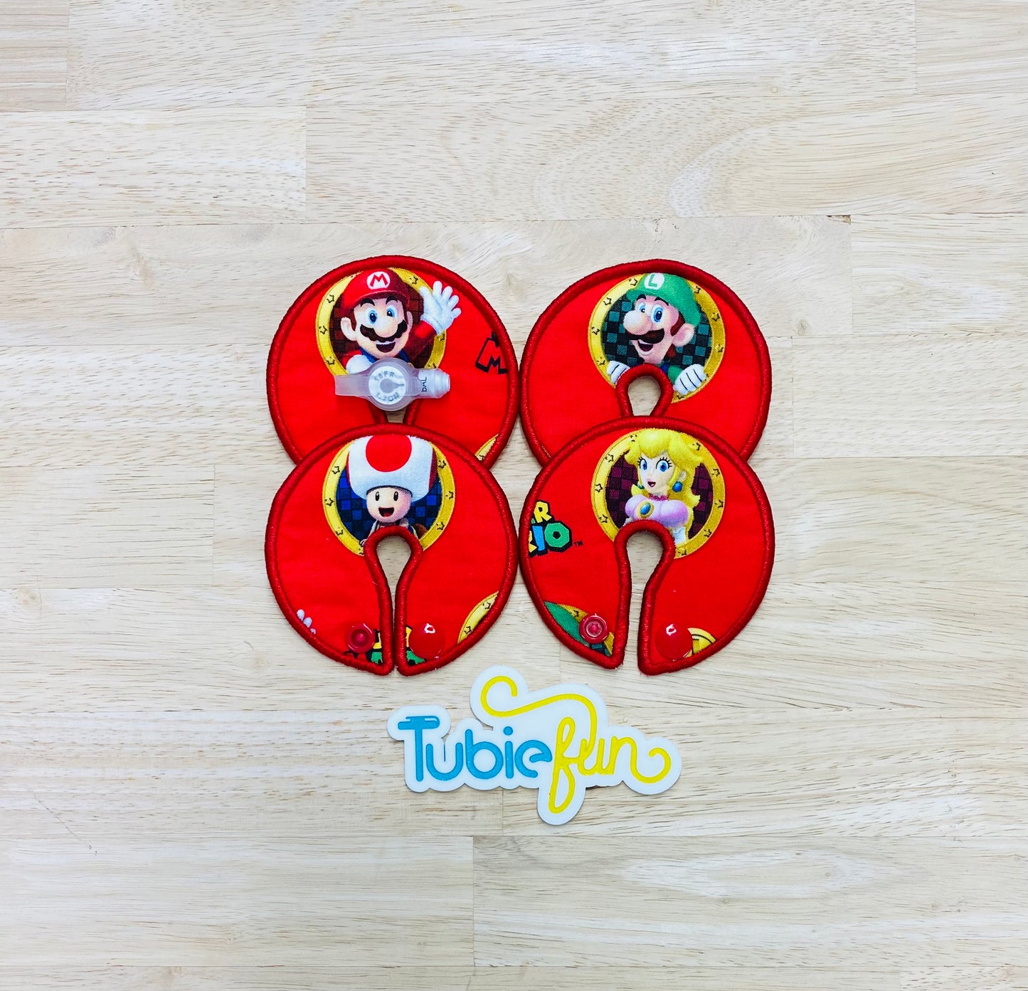 G-Tube Button Pad Cover Large - Gaming Characters