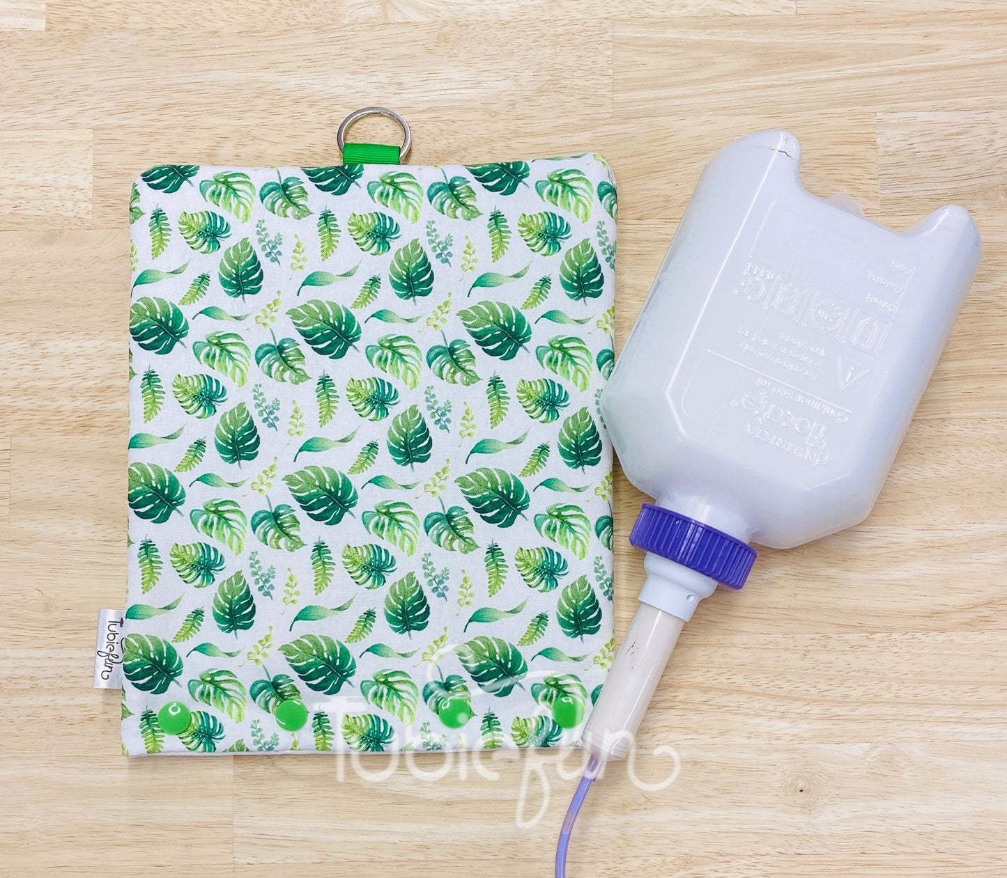 Insulated Milk Bag Suitable for 500ml Flocare Bottle in - Leaves