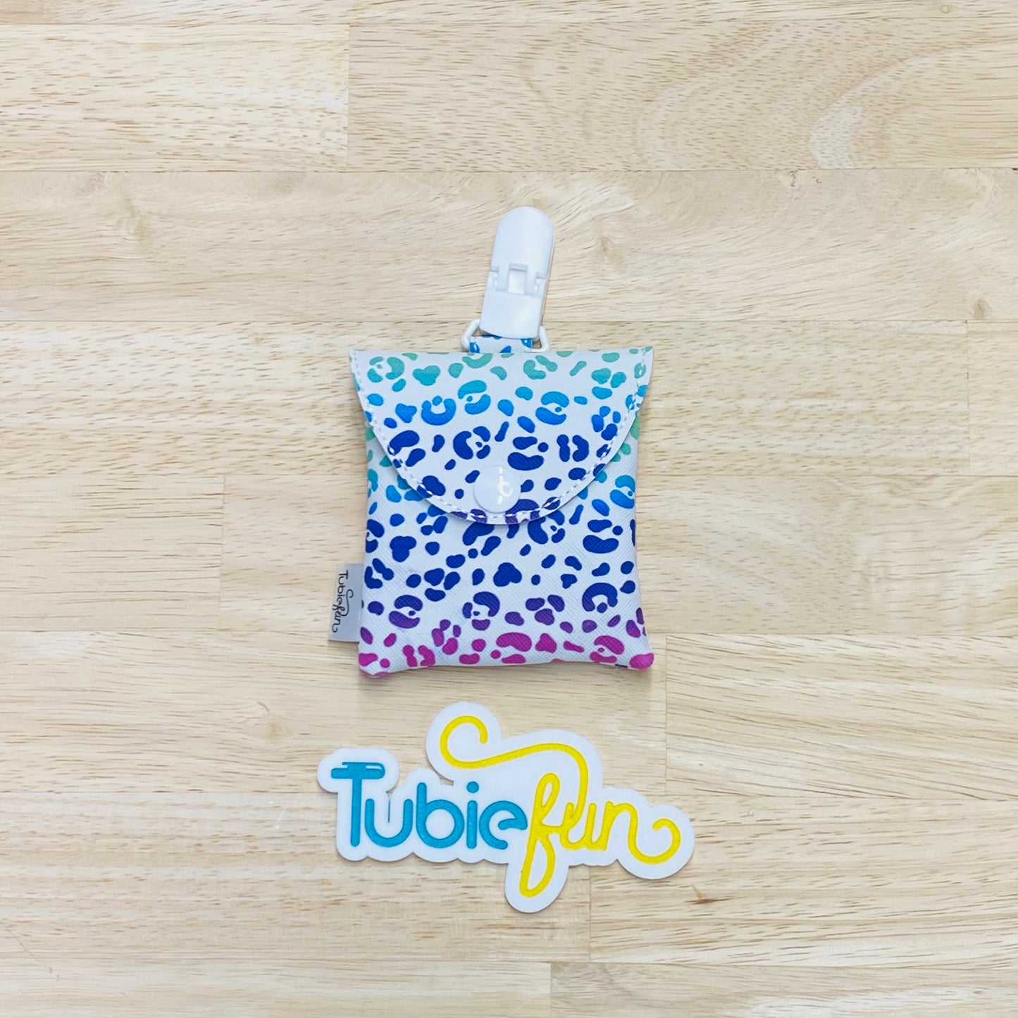 Tubing Pouch - Coloured Leopard Print