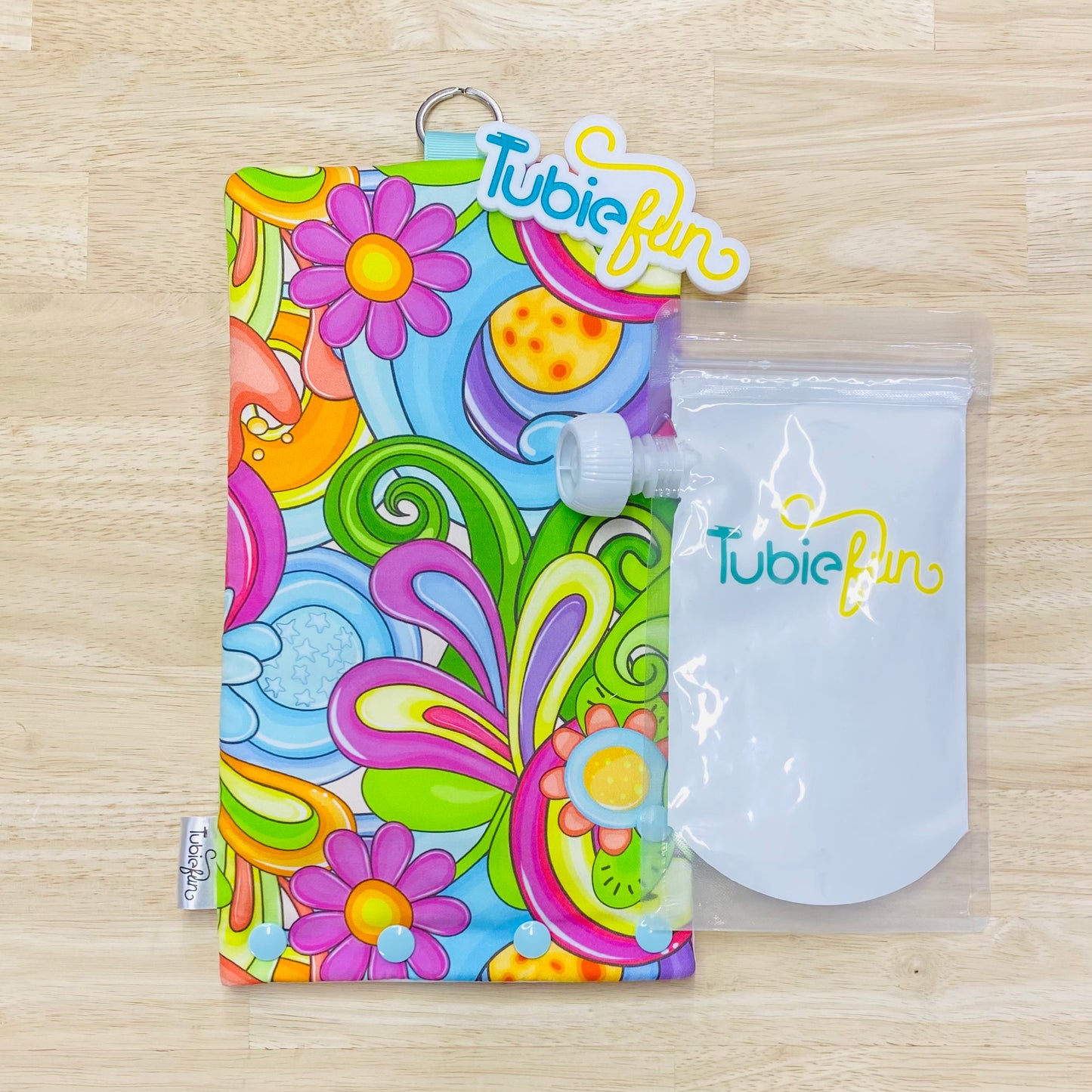 NEW Insulated Milk Bag Suitable for Tubie Fun 500ml Reusable Pouches - Hippy Happy