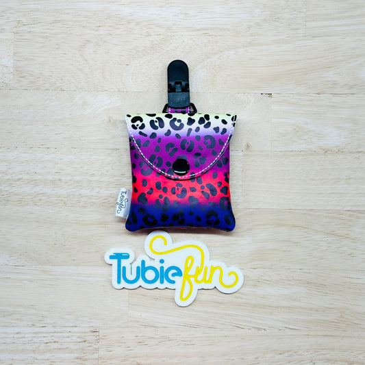 Tubing Pouch - Colourful Leopard Print