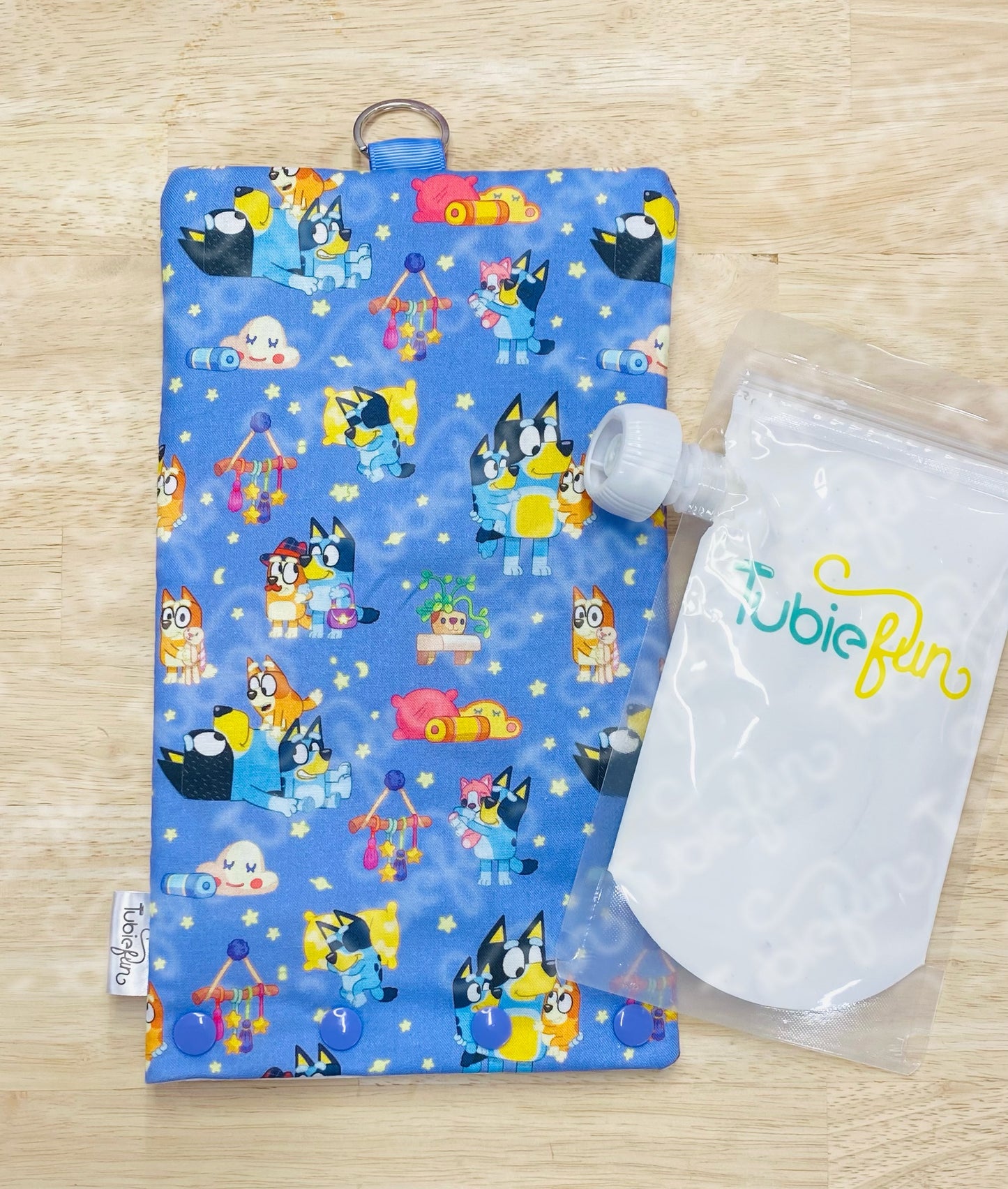 NEW Insulated Milk Bag Suitable for Tubie Fun 500ml Reusable Pouches - Aussie Dog Family