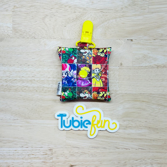 Tubing Pouch - Cartoon Gamer Character Panels