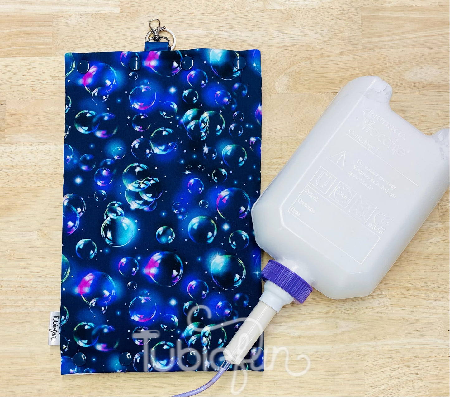 Insulated Milk Bag Suitable for 1L Flocare Bottle - Bubbles