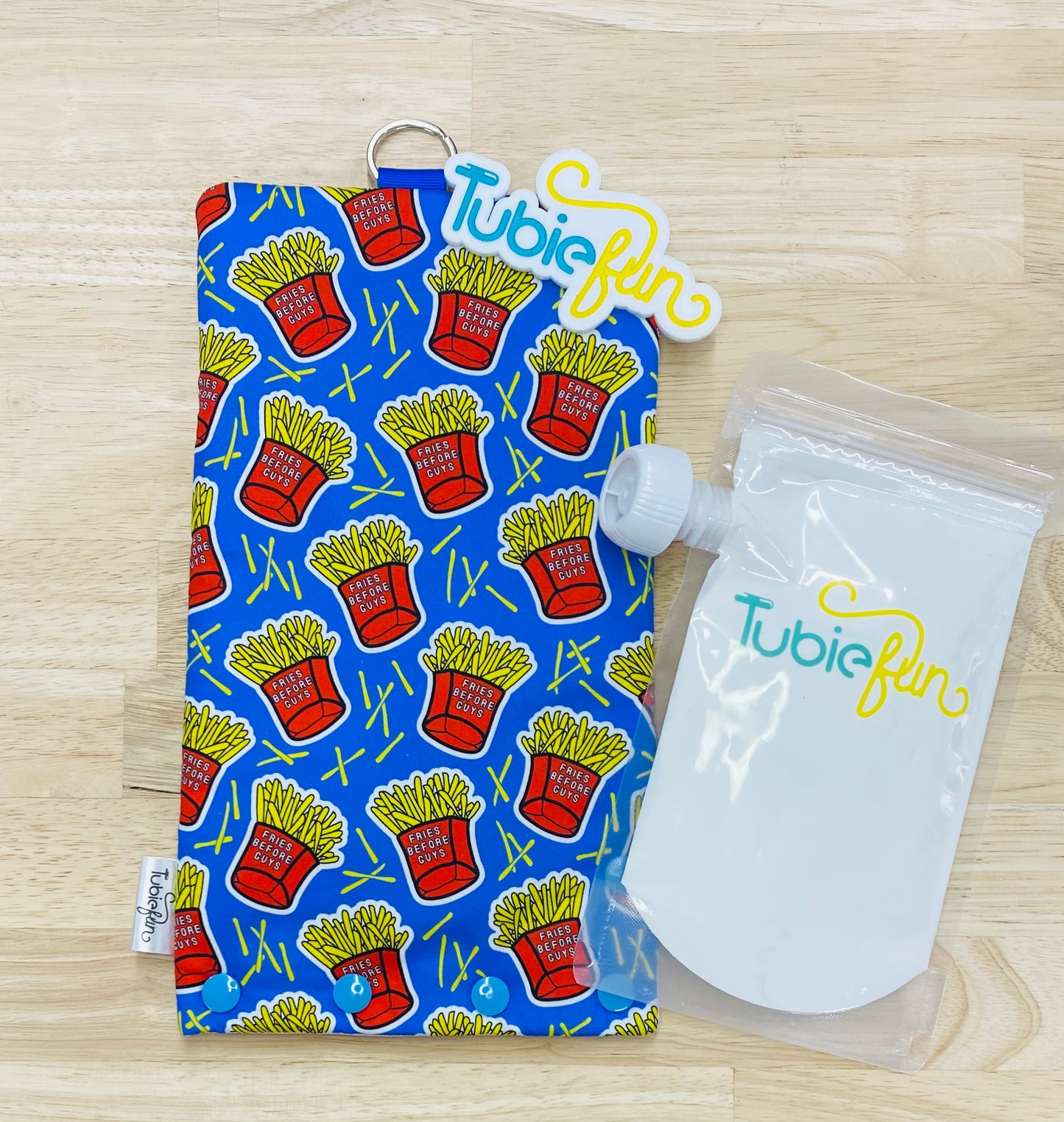 NEW Insulated Milk Bag Suitable for Tubie Fun 500ml Reusable Pouches - Fries Before Guys