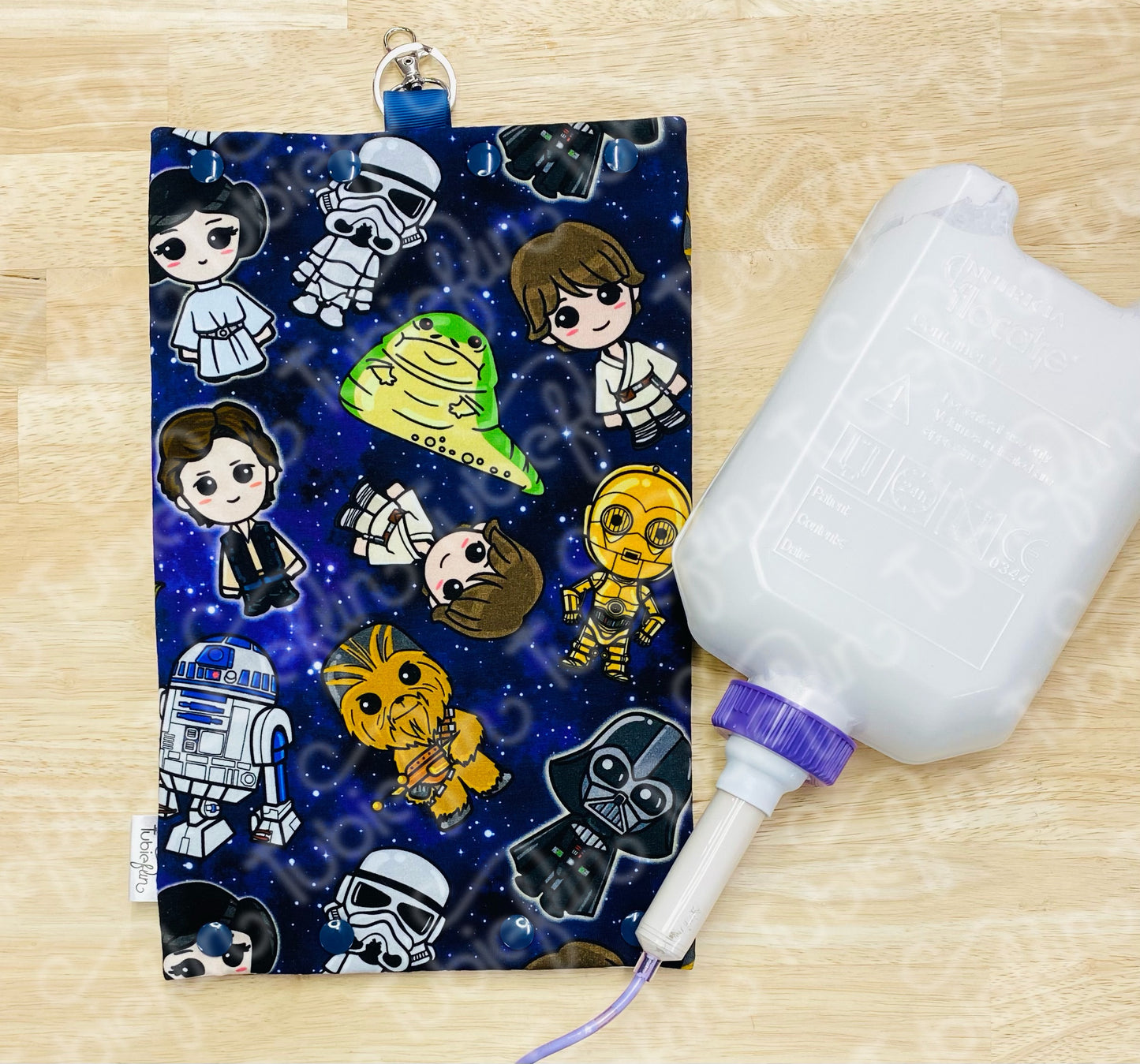 Insulated Milk Bag Suitable for 1L Flocare Bottle - Rebel Cartoon Characters