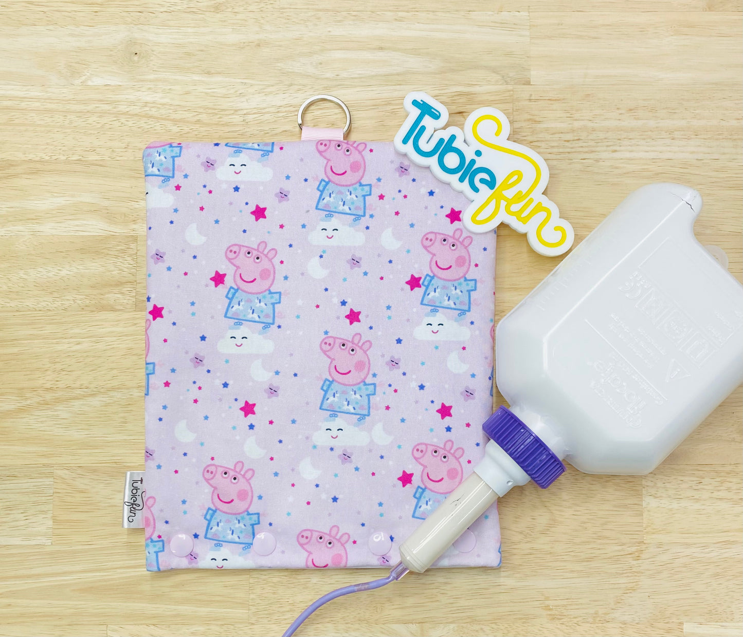 Insulated Milk Bag Suitable for 500ml Flocare Bottle in - Pink Pig