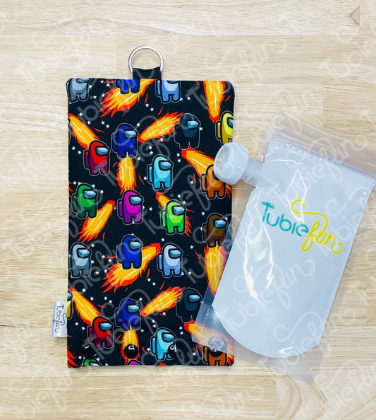 Insulated Milk Bag Suitable for Z & Co Reusable Pouches - Among Characters