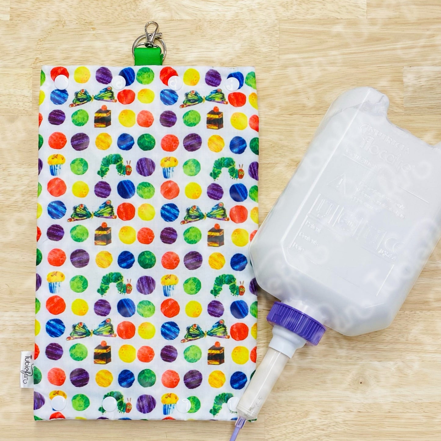 Insulated Milk Bag Suitable for 1L Flocare Bottle - Hungry Caterpillar