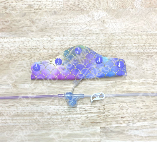 Feeding Tube Connection Cover - Multicolour Scales