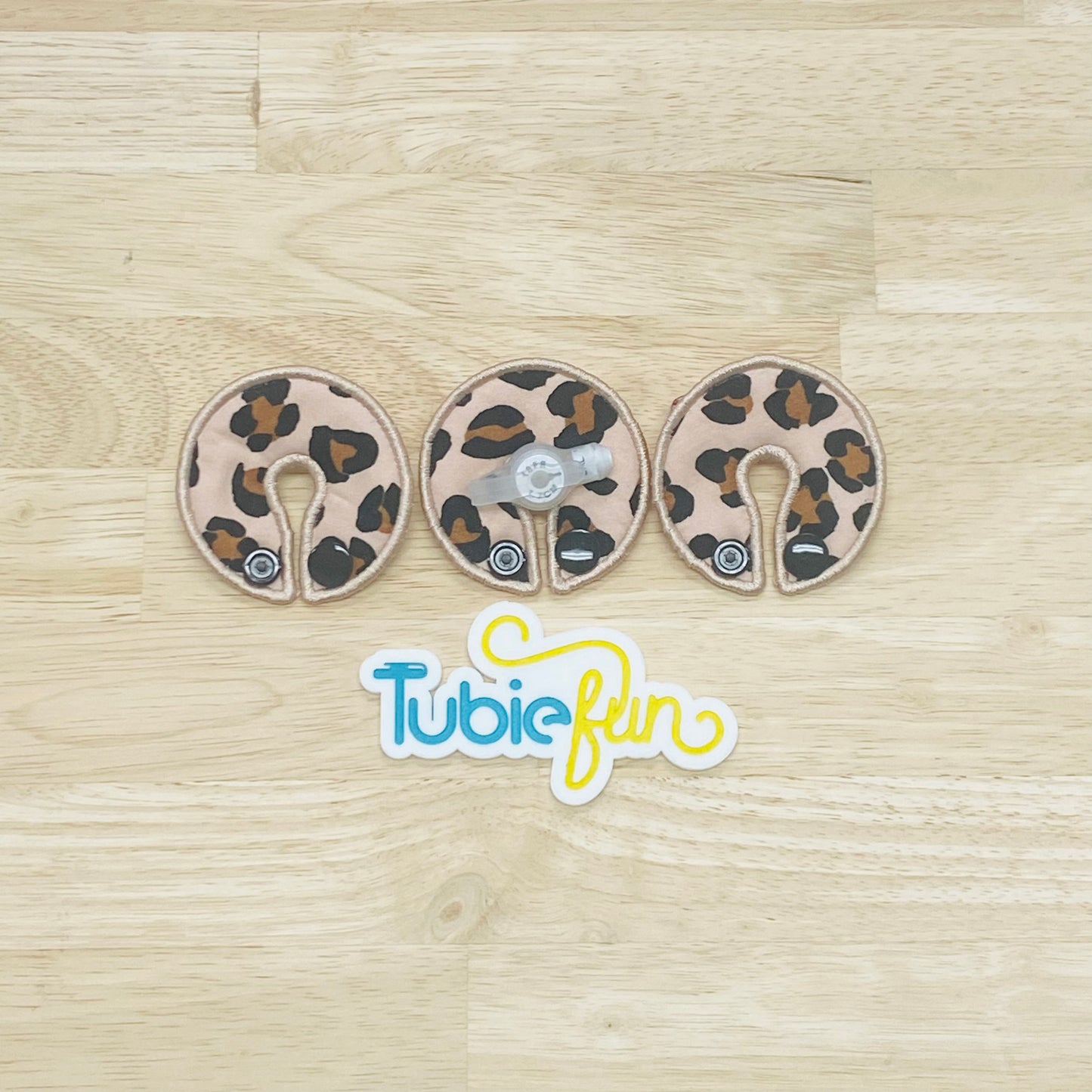 G-Tube Button Pad Cover - Leopard Print
