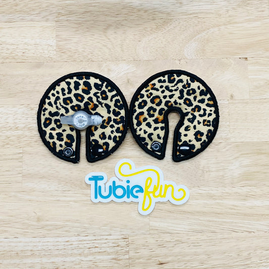 Button Pad Cover Large - Leopard Print