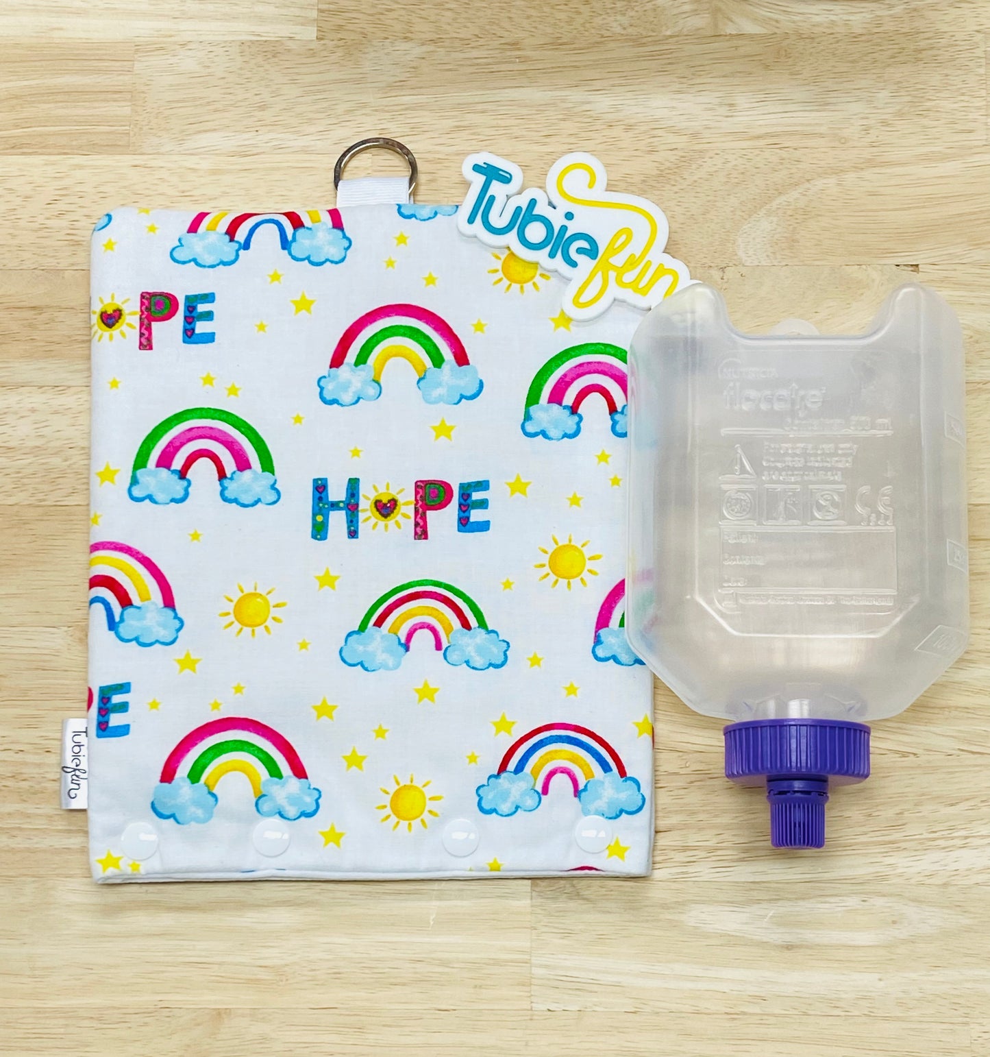 Insulated Milk Bag Suitable for 500ml Flocare Bottle in - Hope and Rainbows